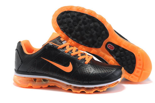 Mens Nike Air Max 2011 Mesh Black Orange Shoes